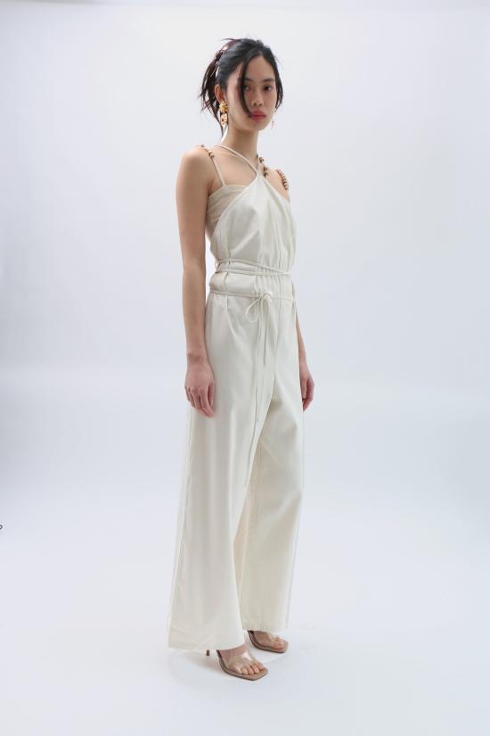  베이스레인지 점프수트 Baserange Undyed Ligo  화이트 - BASERANGE