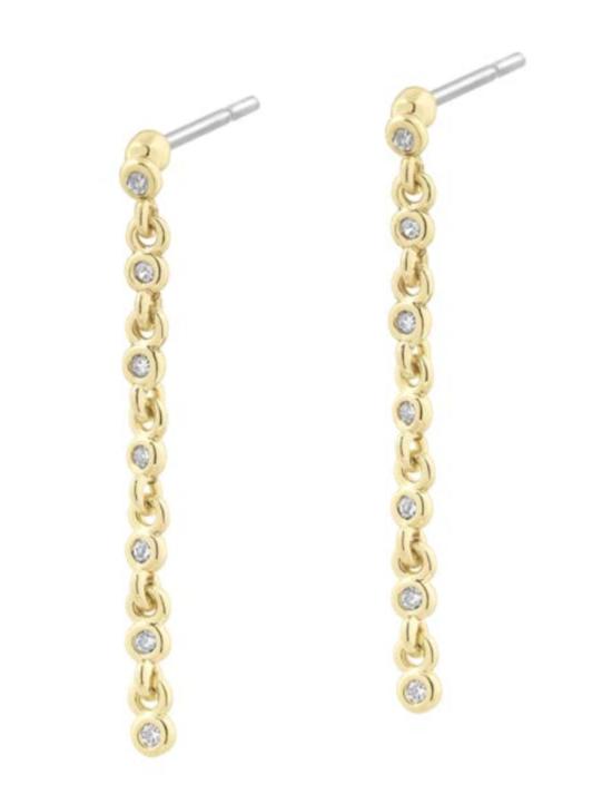  일렉트릭 픽스 이어링 듀 드롭  골드