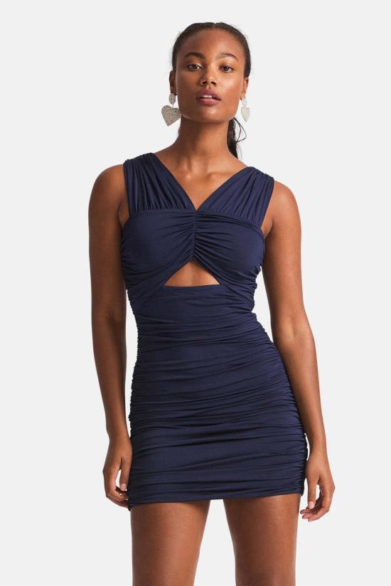  러브쉐이크팬시 숏 원피스 러브 쉑 팬시 바야나 드레스 네이비