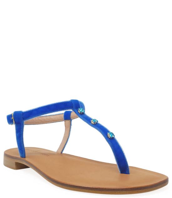  Nuovo Nicar 샌들 누오보 니카 보석 끈 콘 블루 - OTHER BRANDS