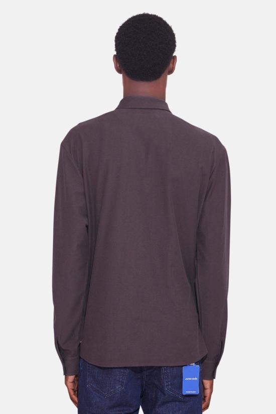  Blue&Cream 긴팔 셔츠 블루&크림 드레 피케 버튼업  워시드 다크 그레이 - BLUE&CREAM