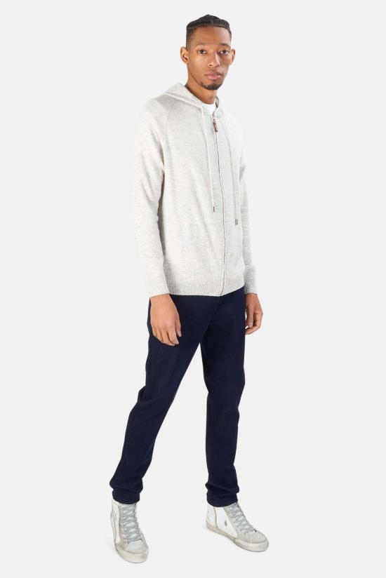  The Tile Club 자켓 타일 클럽 스탠포드 지퍼 캐시미어 후드 티 헤더 오트 - THE TILE CLUB