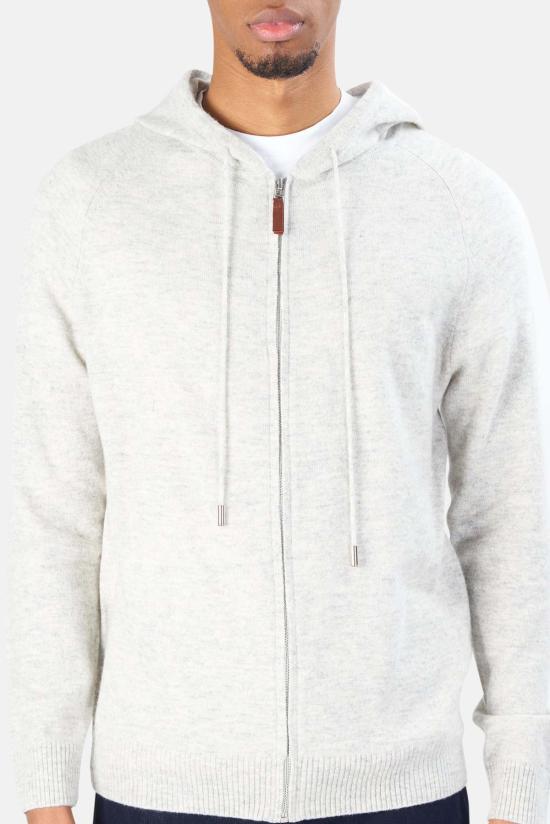  The Tile Club 자켓 타일 클럽 스탠포드 지퍼 캐시미어 후드 티 헤더 오트 - THE TILE CLUB