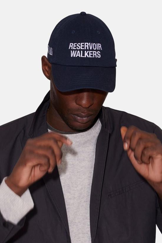  블루&크림 볼캡 레저보어 워커 대드 햇 네이비