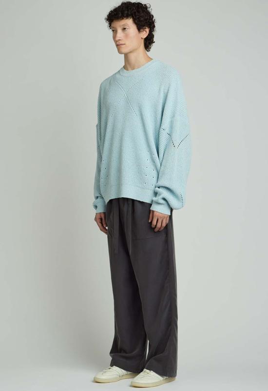  더 엔케이씨 스토어 스웨터 NKC 스토어 브리지 니트 풀오버 블루 - THE NKC STORE