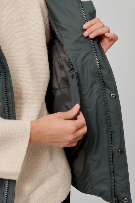  레인스 봄버 자켓 박스형 퍼퍼 조끼 - RAINS