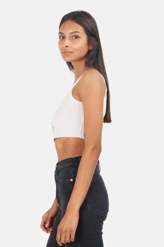  TWENTY MONTREAL 민소매 티셔츠 20 몬트리올 에베레스트 써멀 크롭 탱크 헤더 소프트 샌드 - OTHER BRANDS