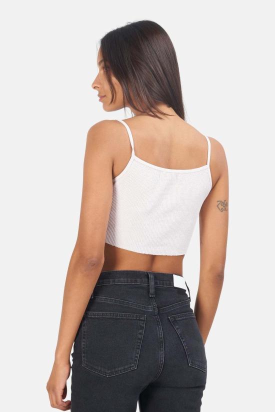  TWENTY MONTREAL 민소매 티셔츠 20 몬트리올 에베레스트 써멀 크롭 탱크 헤더 소프트 샌드 - OTHER BRANDS