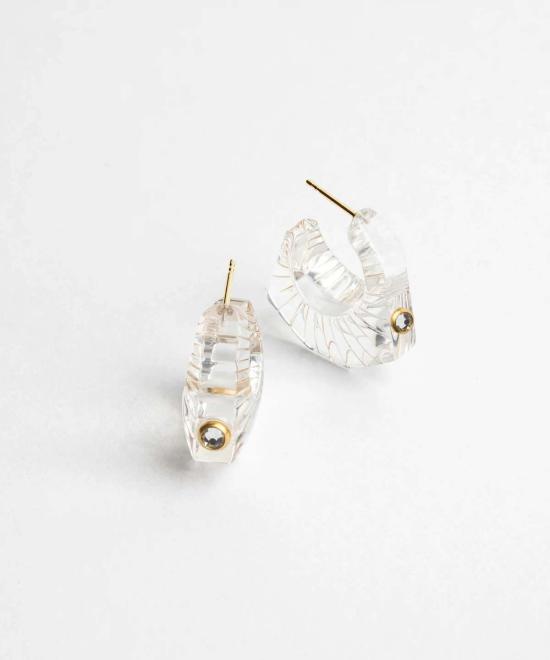  WALD BERLIN 이어링 Wald Berlin Shining Star 크리스털 - OTHER BRANDS