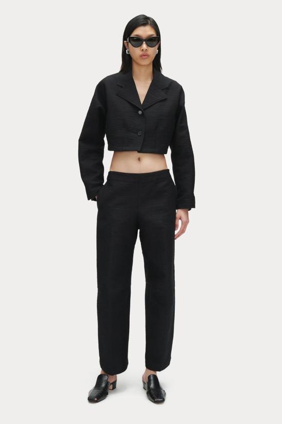  레이첼 코미 스트레이트 팬츠 로아 팬츠 블랙 - RACHEL COMEY