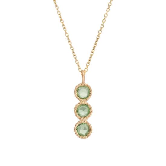  제니 권 디자인스 목걸이/팬던트 제니 권 디자인 마주르카 네크리스 그린 사파이어 - JENNIE KWON DESIGNS