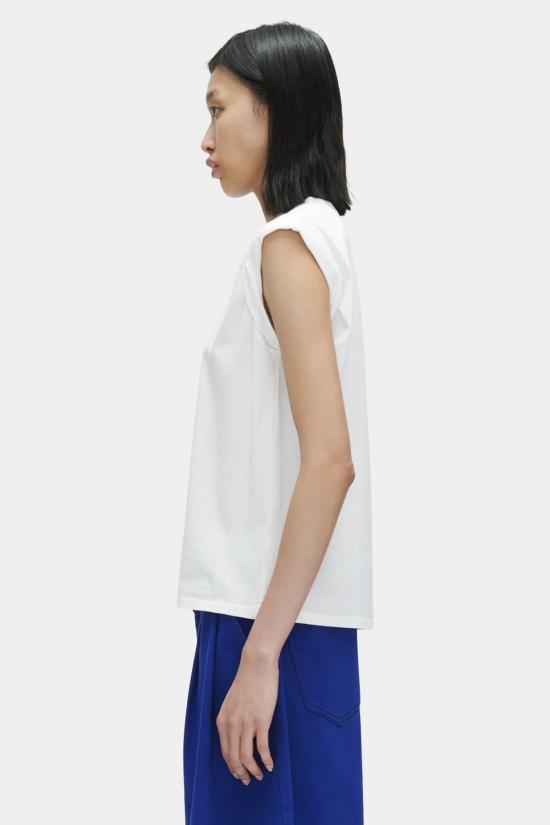  레이첼 코미 민소매 티셔츠 마일스 티 화이트 - RACHEL COMEY