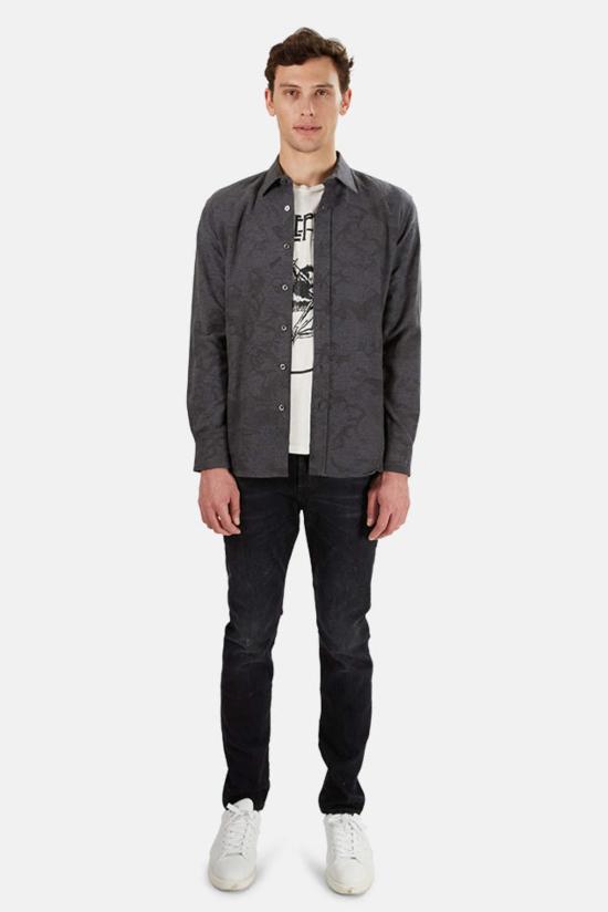  Lucien Pellat Finet 긴팔 셔츠 루시앙 펠라트 피네 스컬 자카드  그레이