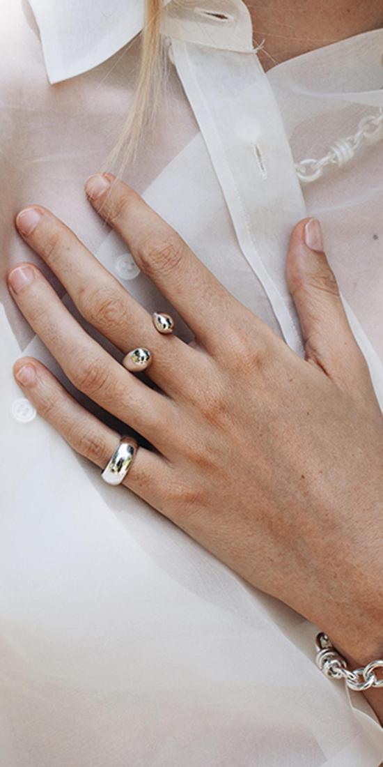  로렌 스튜어트 반지 토크 링 스털링 실버 - LOREN STEWART