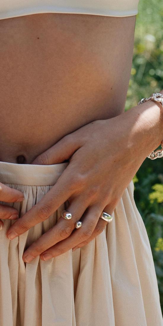  로렌 스튜어트 반지 토크 링 스털링 실버 - LOREN STEWART