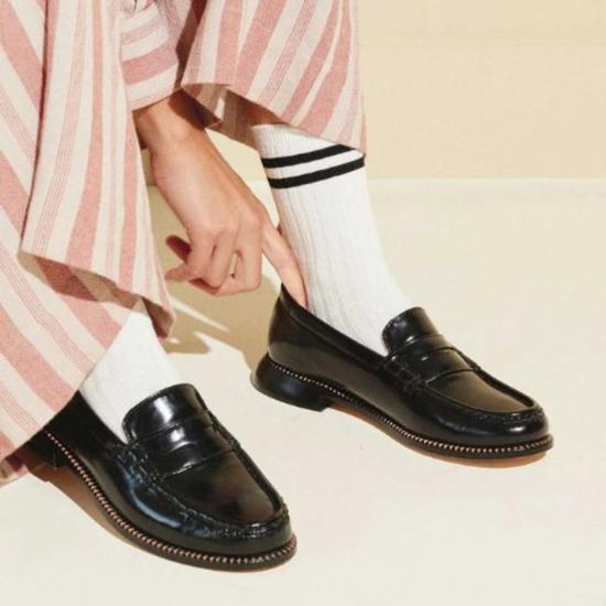  프레다 살바도르 로퍼 엘바 페니  블랙 - FREDA SALVADOR