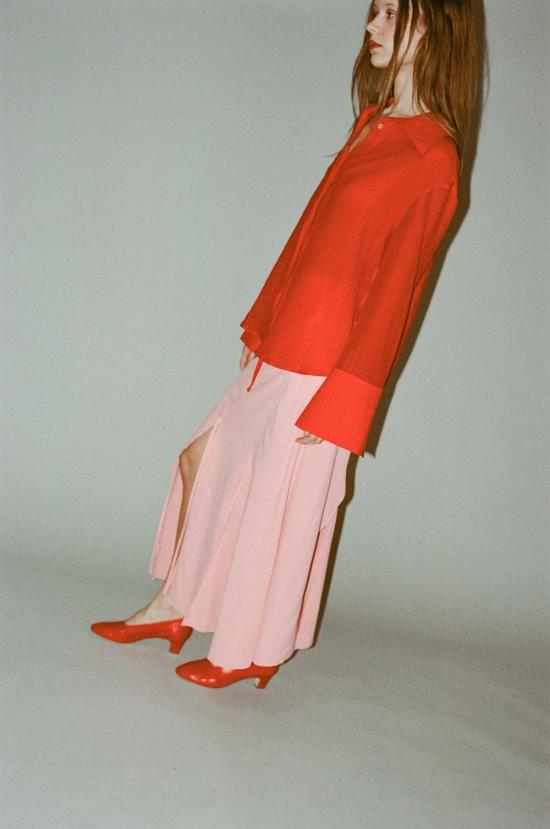  레지나표 롱 스커트 레지나 표 조이 스커트 핑크 - REJINA PYO