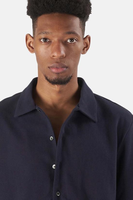  Wheelers.V 반팔 셔츠 휠러스.V 반팔 피케  뉴포트 네이비 - WHEELERS.V