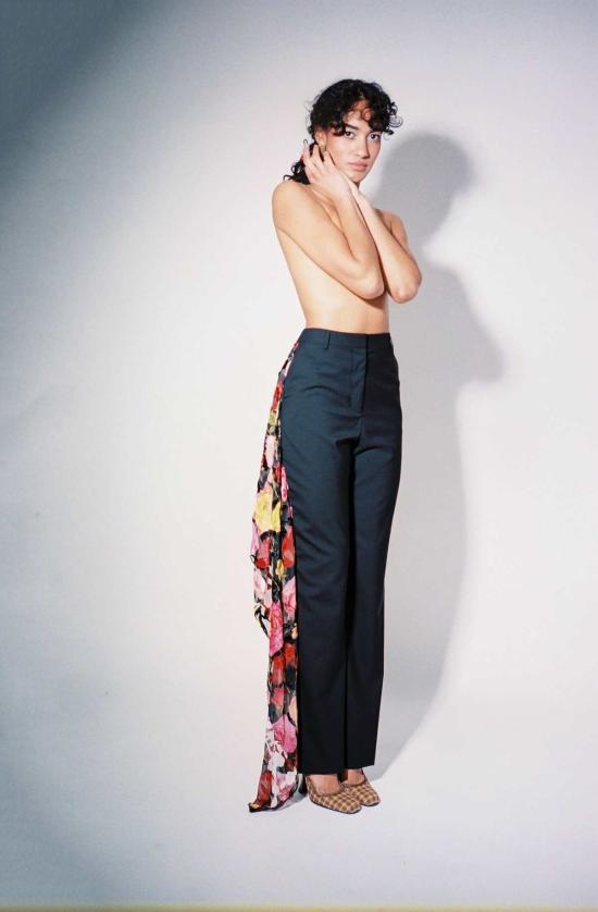  퍼페츠 앤 퍼페츠 스트레이트 팬츠 꼭두각시와 꼭두각시 스칸트 바지 - PUPPETS AND PUPPETS