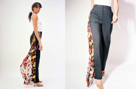  퍼페츠 앤 퍼페츠 스트레이트 팬츠 꼭두각시와 꼭두각시 스칸트 바지 - PUPPETS AND PUPPETS