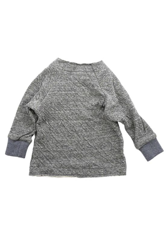  [키즈] 블루&크림 캐시미어 니트 키즈  퓨처 프레쉬 더블 페이스 헨리 네이비 - BLUE&CREAM