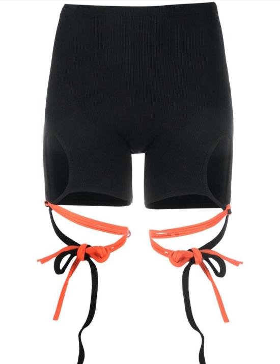  오토링거 숏팬츠 라운지 리브 반바지 블랙 - OTTOLINGER