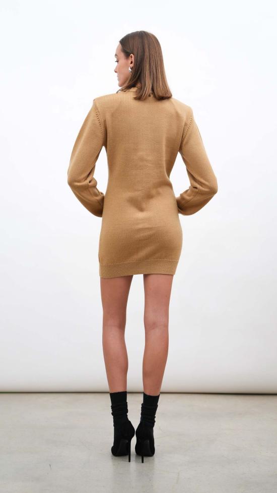  파렌테지 숏 원피스 세이디 카디건 드레스 캐멀/블랙 - PARENTEZI