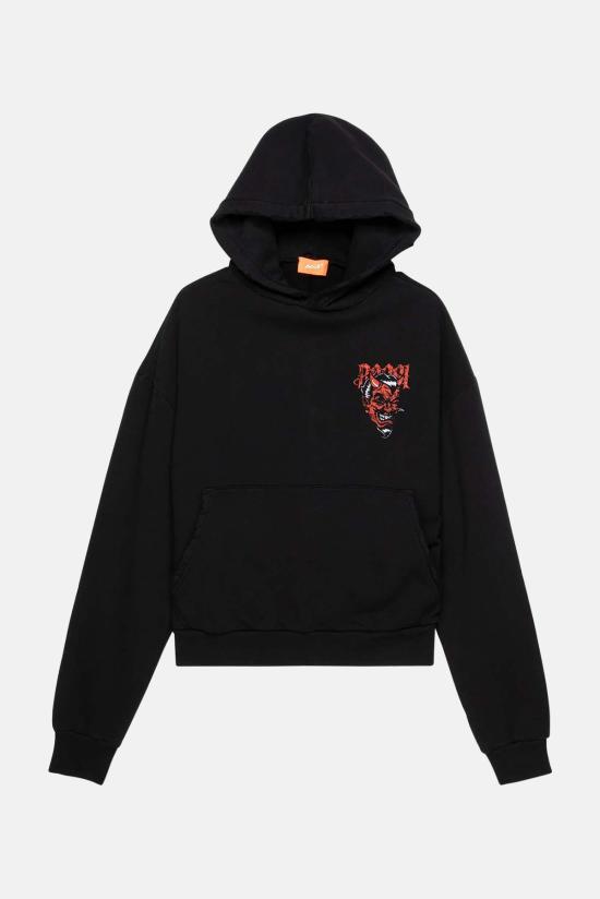  Bossi 후드 티셔츠 보시 데빌 후드 블랙
