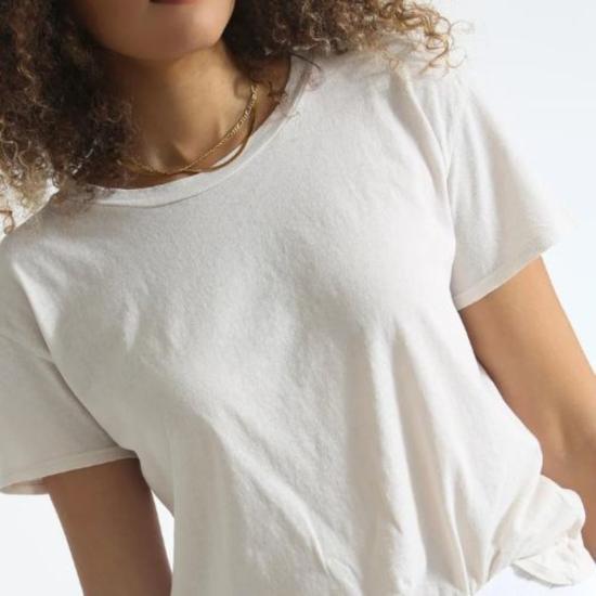  퍼펙트 화이트 티 반팔 티셔츠 할리 티 - PERFECT WHITE TEE