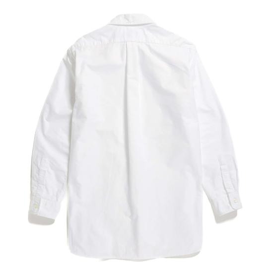  엔지니어드가먼츠 긴팔 셔츠 Engineered Garments19 Century Bd  화이트 코튼 옥스포드 - ENGINEERED GARMENTS