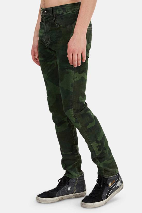  알13 데님 팬츠 R13 스케이트 진 그린 카모 - R13