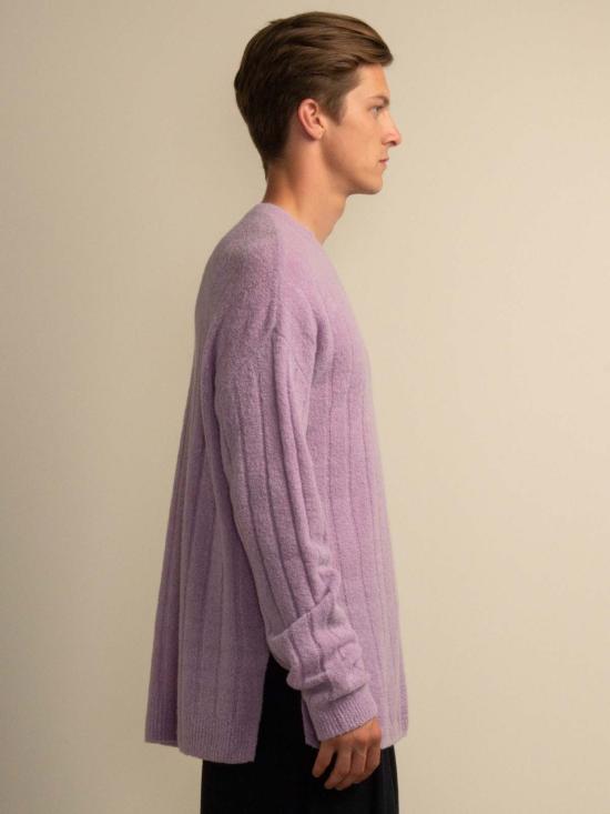  퓨어 캐시미어 엔와이씨 스웨터 퓨어캐시미어 NYC 캐시미어 부클  라일락 - PURECASHMERE NYC