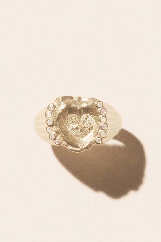  파스칼 몽부아쟁 반지 Pascale Monvoisin Chiara 링 옐로우 골드 - PASCALE MONVOISIN