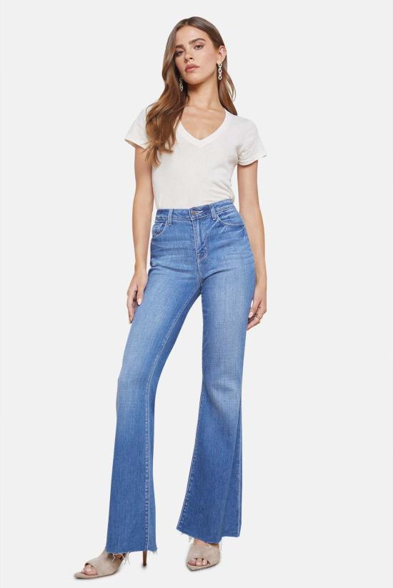  라장스 데님 팬츠 L'agence Sera Jean Bordello - L'AGENCE