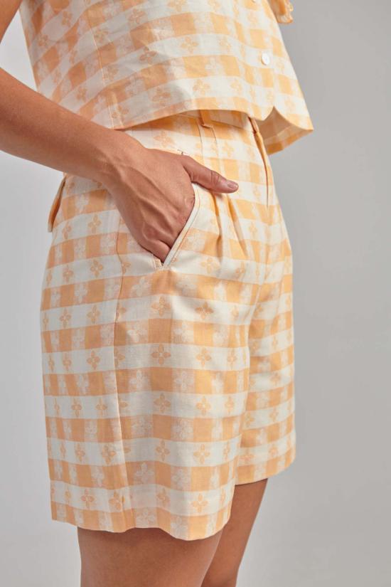  Rachel Antonoff 숏팬츠 레이첼 안토노프 코코모 버뮤다 숏 살구 식탁보 - OTHER BRANDS