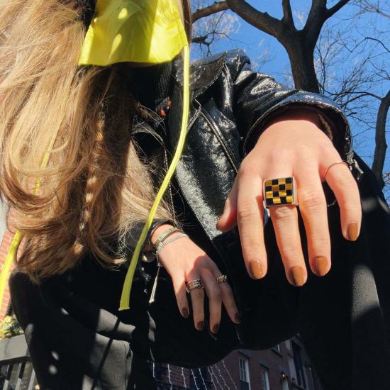  타린 토마스 반지 사무엘 링 타이거 아이 - TARIN THOMAS