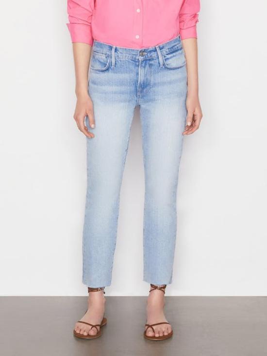  프레임 데님 팬츠 데님 르 하이 스트레이트 커윈 - FRAME