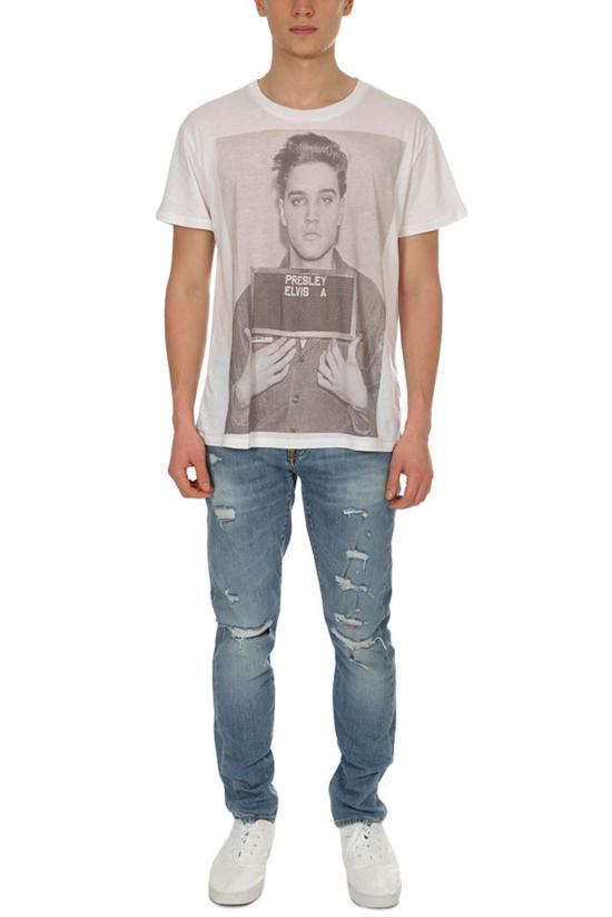  알13 데님 팬츠 R13 보이 진 W/ 립스 스트레치 재스퍼 - R13