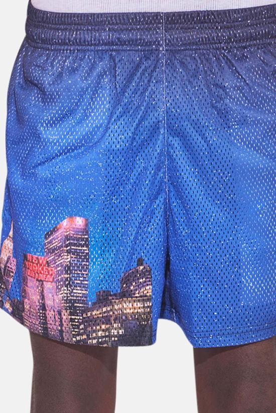 블루&크림 숏팬츠 Ny Skyline 메시 숏 네이비/블루 - BLUE&CREAM