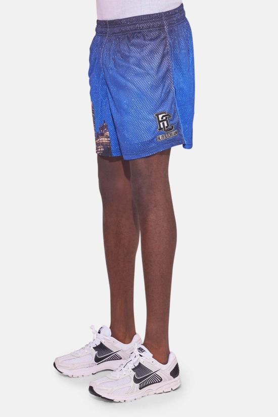  블루&크림 숏팬츠 Ny Skyline 메시 숏 네이비/블루 - BLUE&CREAM