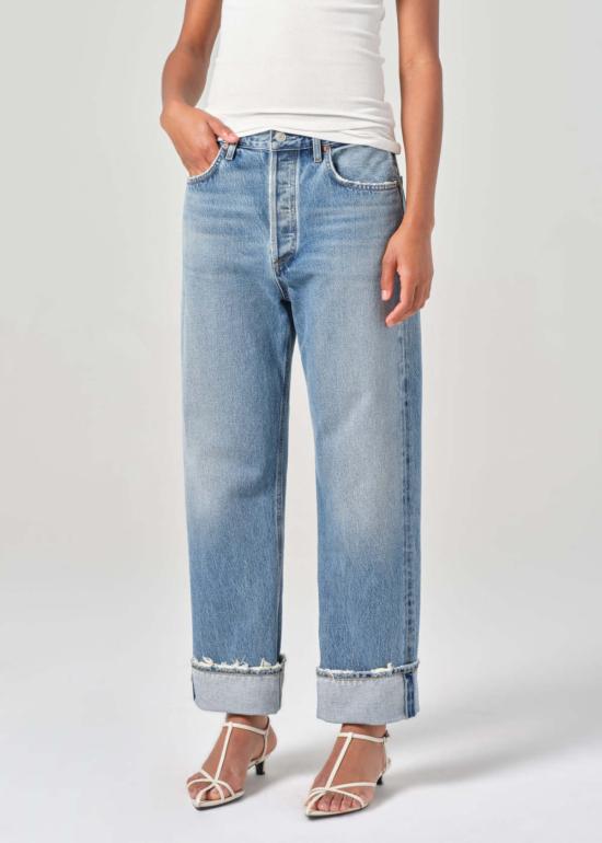  에이골디 데님 팬츠 아골드 프랜 진 레인 - AGOLDE