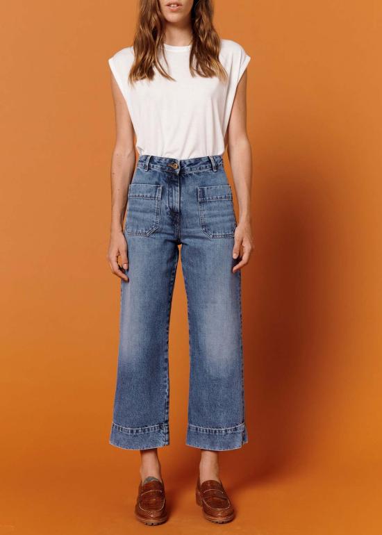  세순 데님 팬츠 세선 시키 데님 빈티지 블루