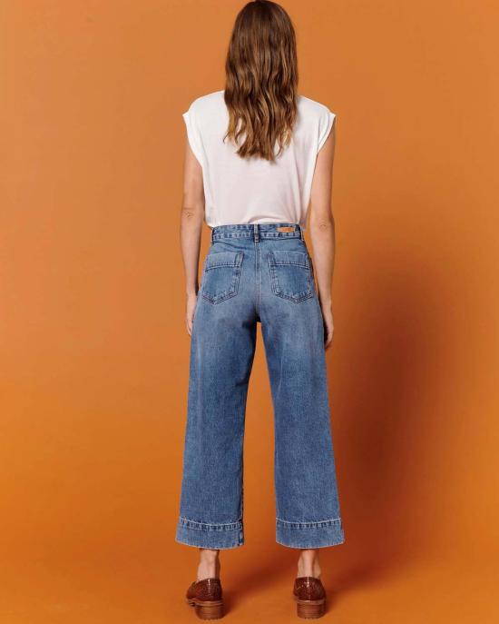  세순 데님 팬츠 세선 시키 데님 빈티지 블루 - SESSUN