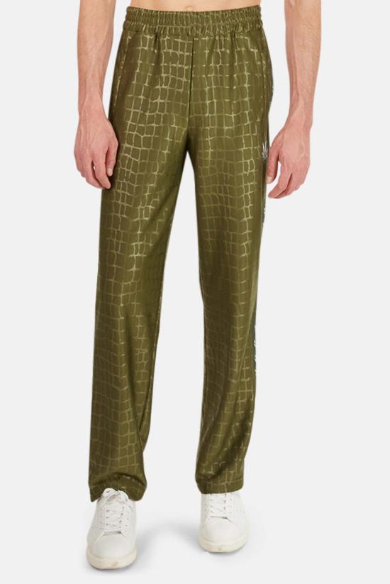  루시앙 팔라피네 스트레이트 팬츠 Lucien Pellat Finet 조깅 팬츠 올리브 악어