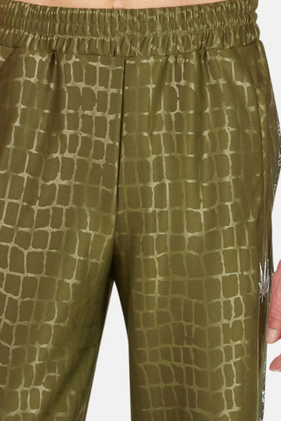  루시앙 팔라피네 스트레이트 팬츠 Lucien Pellat Finet 조깅 팬츠 올리브 악어 - LUCIEN PELLAT-FINET