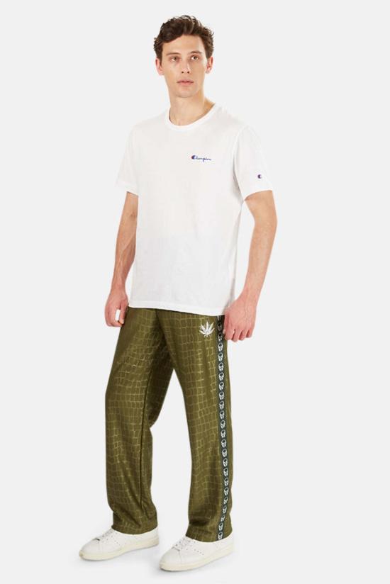  루시앙 팔라피네 스트레이트 팬츠 Lucien Pellat Finet 조깅 팬츠 올리브 악어 - LUCIEN PELLAT-FINET