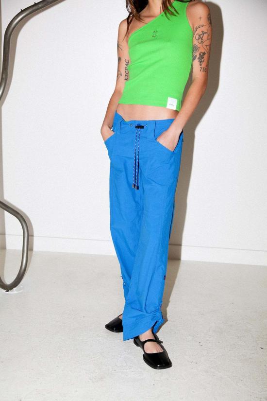  케이코 스트레이트 팬츠 Kk Co 롤업 팬츠 코발트 - KKCO