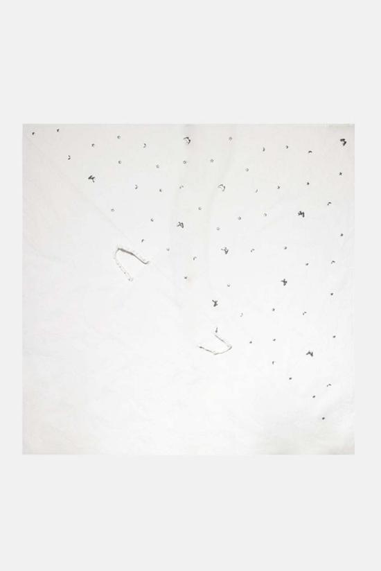  LeLe Sadoughi 머플러/스카프 Le Le Sadoughi 럭키 참 스카프 마스크 아이보리 - OTHER BRANDS