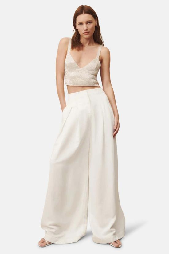  티더블유피 민소매 티셔츠 Twp 조이 탑 실버 - TWP