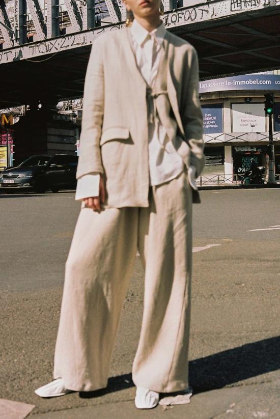  다두라 수트 자켓 다투라 헤비 리넨 센스 블레이저 피에드라